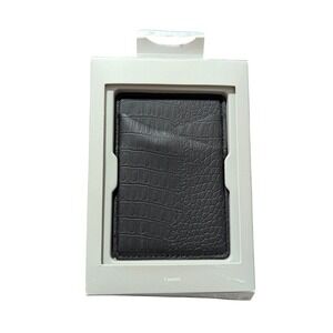 Z1O heyday Cell Phone Wallet Pocket with MagSafe Crock Pattern, Black *OPEN BOX*